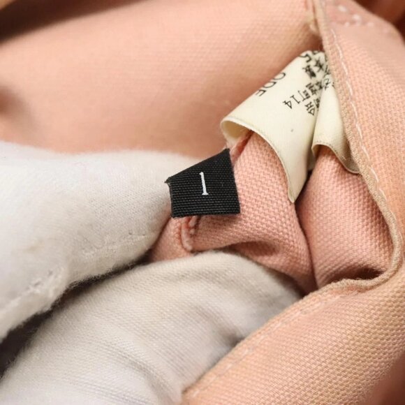 BURBERRY Nova Check Blue Label Shoulder Bag Canvas Red Silver Auth bs27656 - Picture 5 of 15